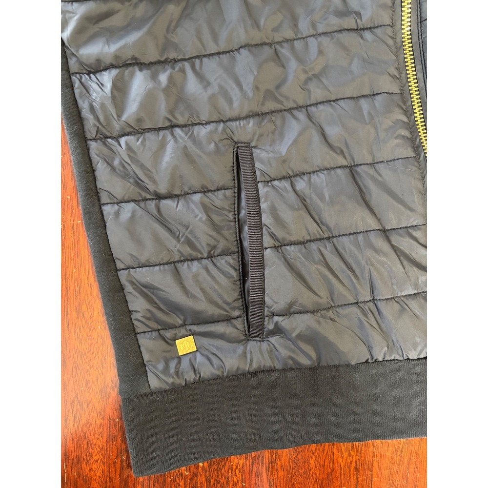 Lauren Ralph Lauren Womens Quilted Puffer Vest M Preppy Logo Full Zip Black - Picture 8 of 8